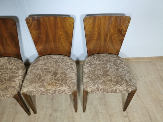 Image 1 of Art Deco Dining Chairs By Jindrich Halabala