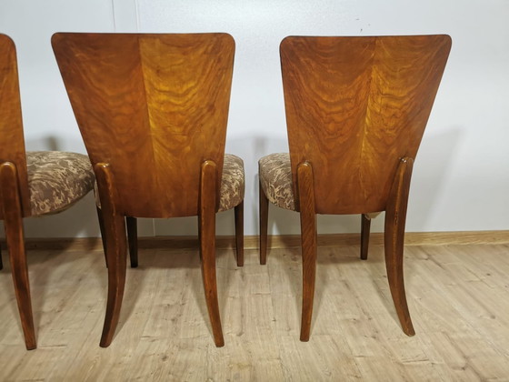 Image 1 of Art Deco Dining Chairs By Jindrich Halabala