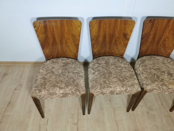 Image 1 of Art Deco Dining Chairs By Jindrich Halabala