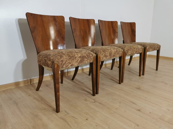 Image 1 of Art Deco Dining Chairs By Jindrich Halabala