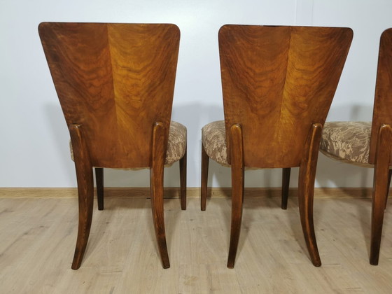 Image 1 of Art Deco Dining Chairs By Jindrich Halabala