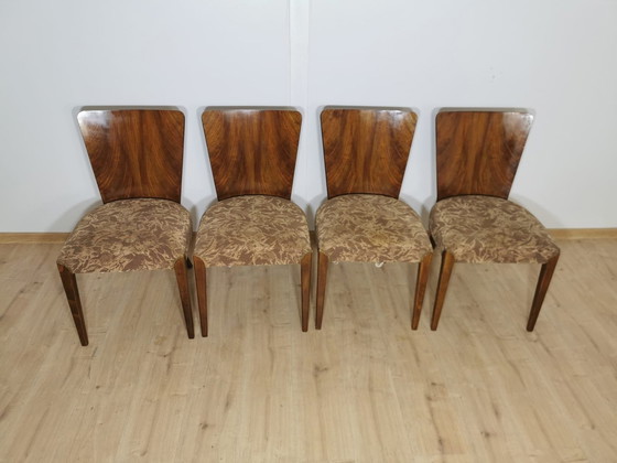 Image 1 of Art Deco Dining Chairs By Jindrich Halabala