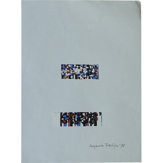 Image 1 of Vintage painting by Margareta Treutiger, Sweden 1978