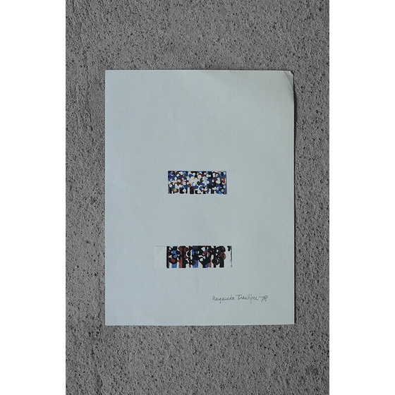 Image 1 of Vintage painting by Margareta Treutiger, Sweden 1978