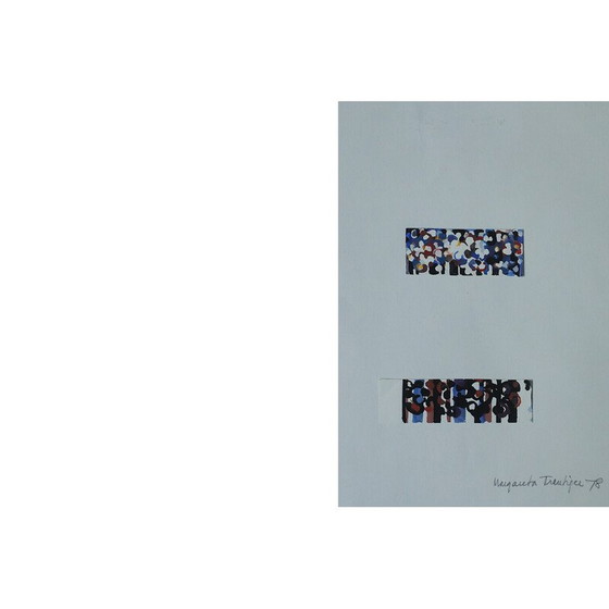 Image 1 of Vintage painting by Margareta Treutiger, Sweden 1978