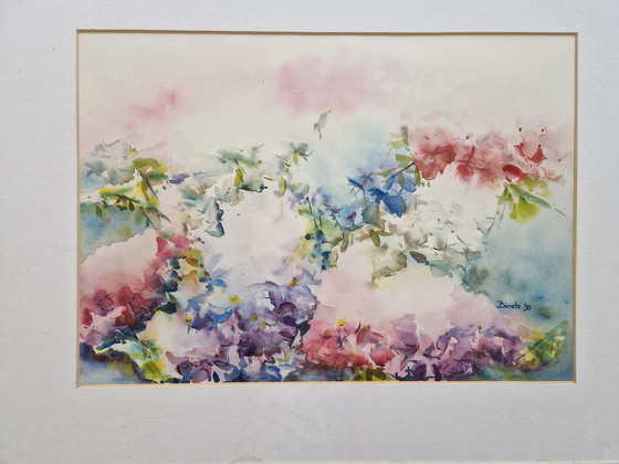 Image 1 of 2 Signed Watercolors By The Rotterdam Artist Frans Bianchi