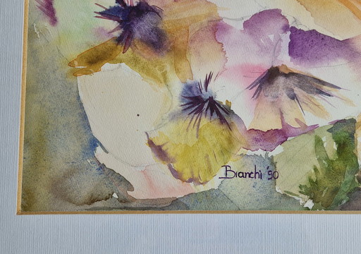 2 Signed Watercolors By The Rotterdam Artist Frans Bianchi