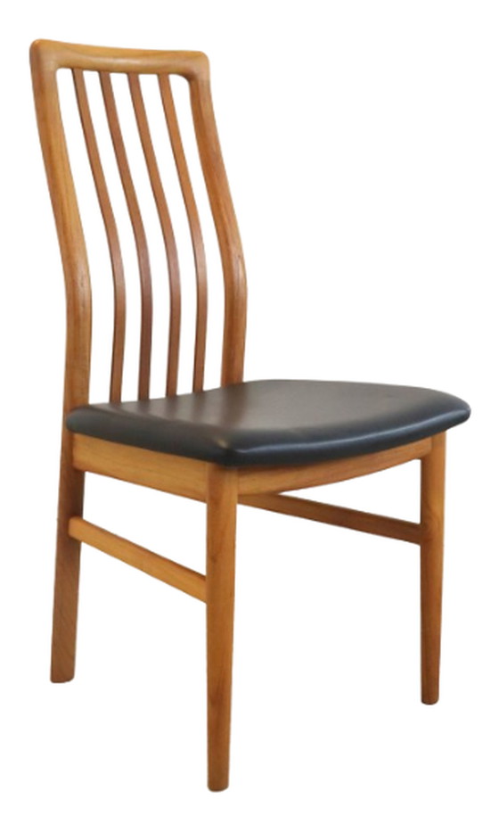 Image 1 of 6x chaises Kai Kristiansen pour Schou Andersen 'Lille Arden' vintage