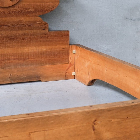 Image 1 of Letto vintage in pino russo di Mario Ceroli per Poltronova, Italia 1970