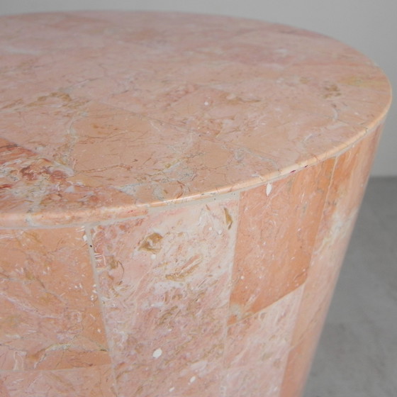 Image 1 of Marble veneer column from the 1980s by Maitland Smith