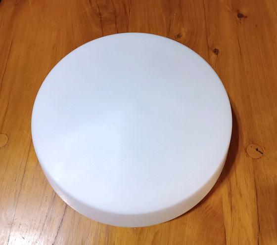 Image 1 of Lampe plafond vintage Bauhaus en opaline