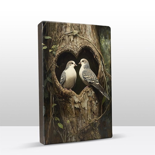 Artful Wooden Panel