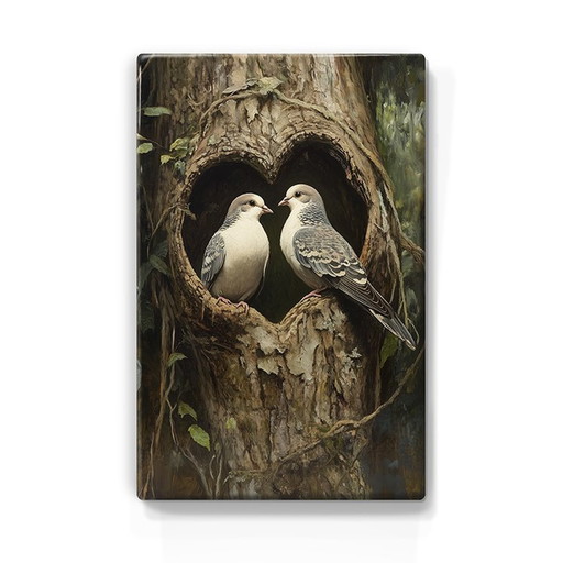Artful Wooden Panel