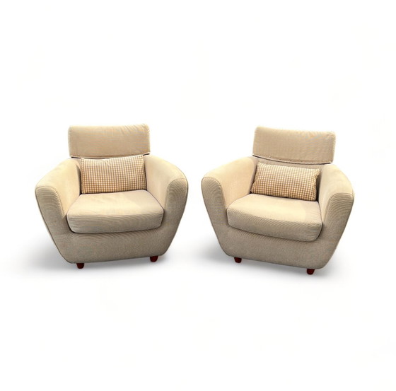 Image 1 of 2x Ligne Roset Tichka Armchairs