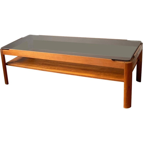Image 1 of Vintage solid teak coffee table for Myer, England 1960