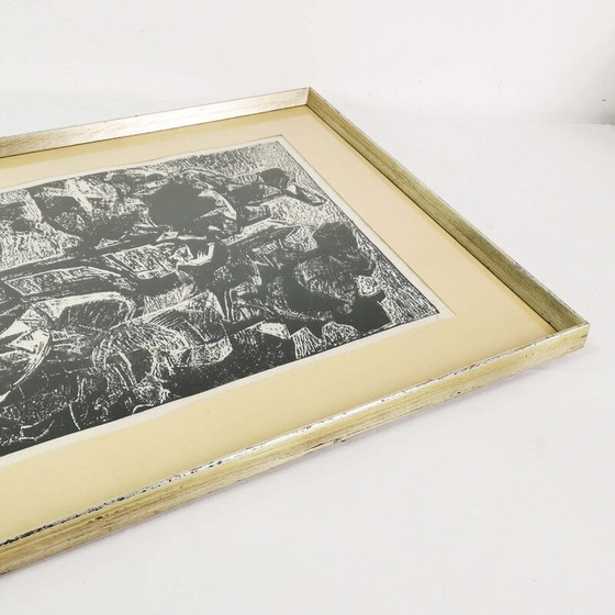 Image 1 of Vintage lithograph by Helle Thorborg, Denmark 1964