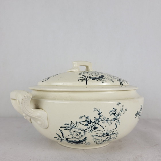 Image 1 of Soup tureen in Salins earthenware, Tunis model