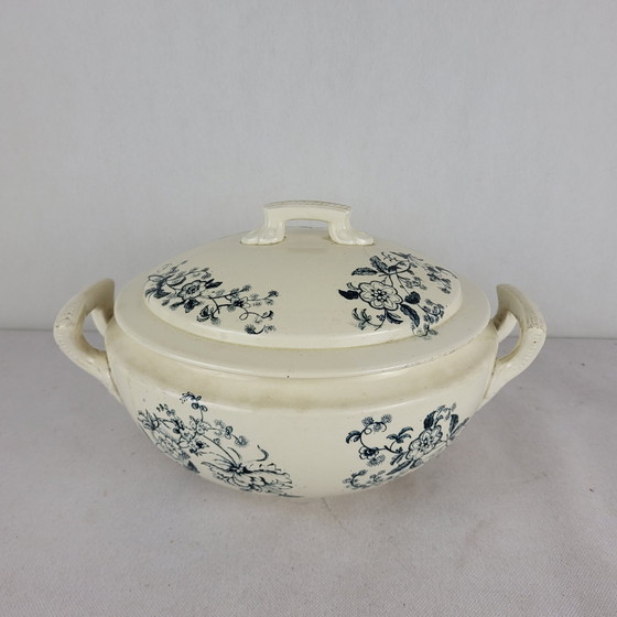 Image 1 of Soup tureen in Salins earthenware, Tunis model