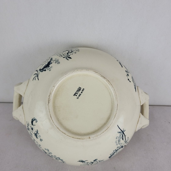 Image 1 of Soup tureen in Salins earthenware, Tunis model