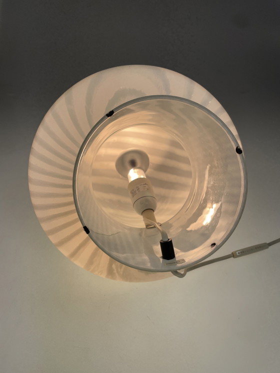 Image 1 of Peill & Putzler Xl Zebra Mushroom Table Lamp, Germany 1970-1980