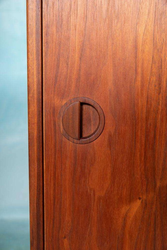 Image 1 of Mobiletto pensile in stile vintage danese, credenza sospesa