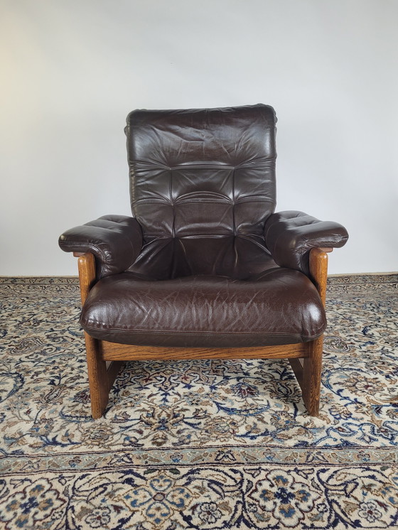 Image 1 of Poltrona in pelle Coja Vintage