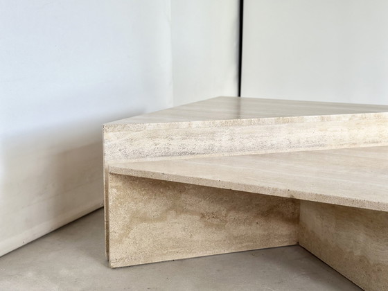 Image 1 of Vintage Travertine Coffeetable