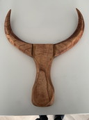 Buffalo Head Wall Decoration Of Indonesian Hardwood