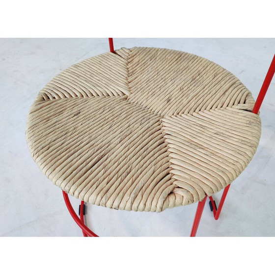 Image 1 of Conjunto de cuatro sillas de mediados de siglo de Laura de Lorenzo y Stefano Stefani, Italia, década de 1980