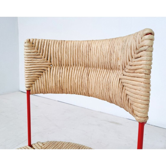 Image 1 of Conjunto de cuatro sillas de mediados de siglo de Laura de Lorenzo y Stefano Stefani, Italia, década de 1980