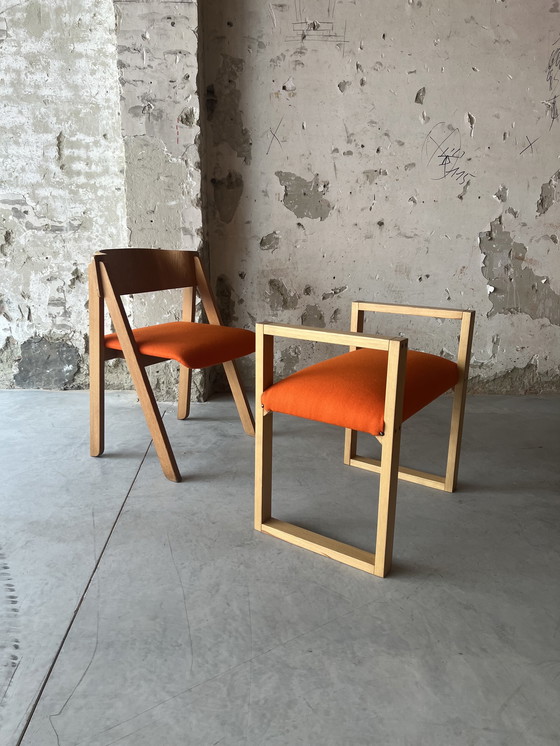 Image 1 of Plywood set chair and bench 