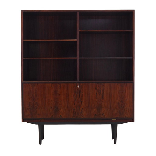 Rosewood Bookcase, Danish Design, 1970S, Manufacturer: Omann Jun