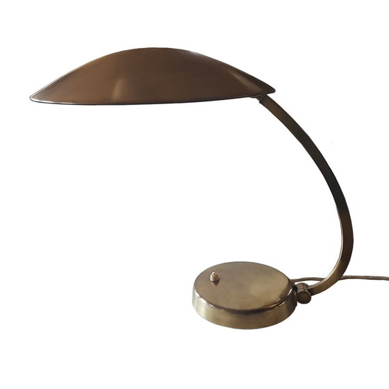 Image 1 of Large Bauhaus Brass Desk Lamp, 1930s