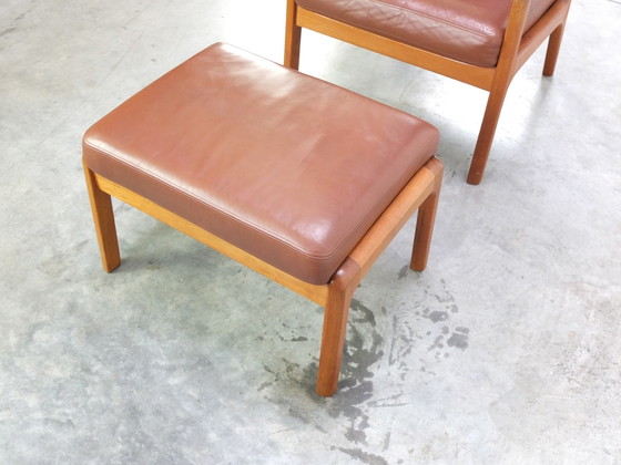 Image 1 of Cado lounge chair with ottoman Ole Wanscher