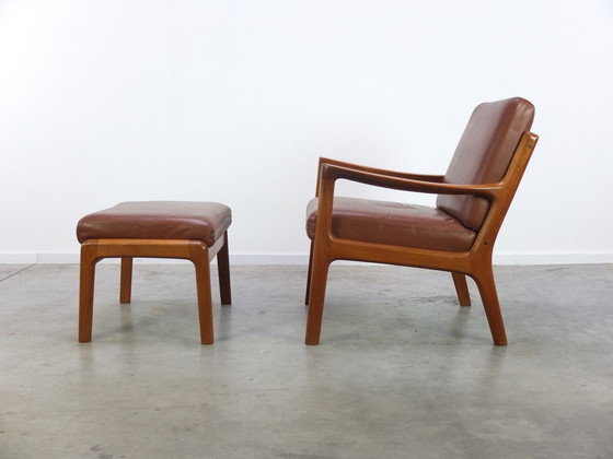 Image 1 of Cado lounge chair with ottoman Ole Wanscher