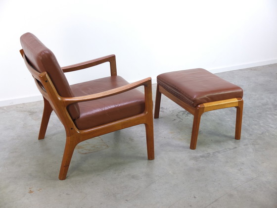 Image 1 of Cado lounge chair with ottoman Ole Wanscher