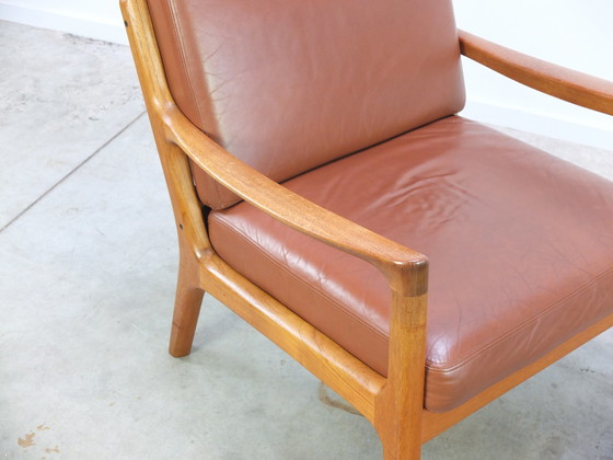 Image 1 of Cado lounge chair with ottoman Ole Wanscher