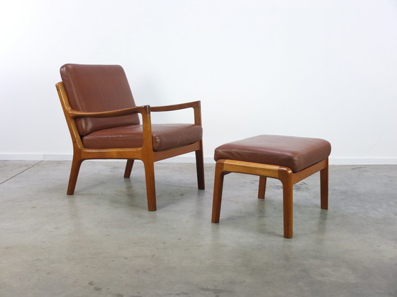 Image 1 of Cado lounge chair with ottoman Ole Wanscher