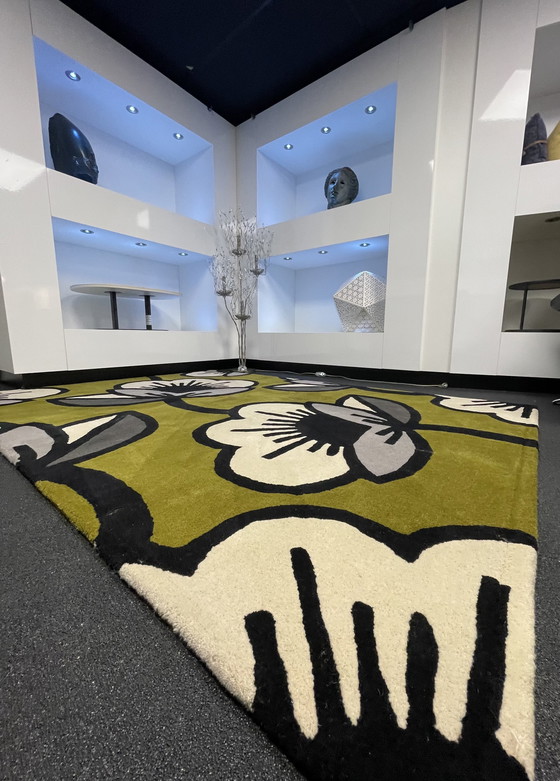 Image 1 of Brink & Campman Orla Kiely Passion Flower Carpet Olive