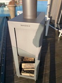 Harrie Leenders Outdoor Fireplace Spot With Extended Pipe