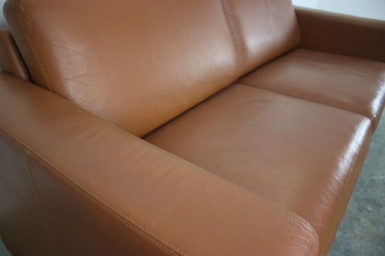 Image 1 of Cor Conseta Couch three-seater designer sofa leather saddle brown