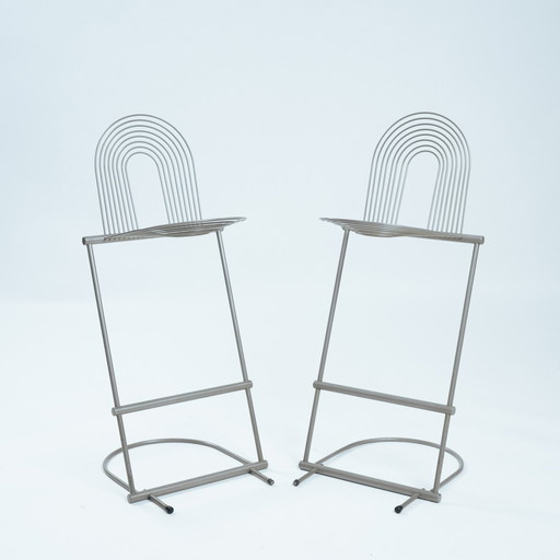 Herbert Jutta Ohl Stools For Rosenthal, 1980