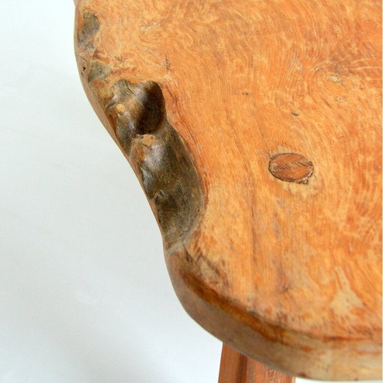 Image 1 of Vintage solid oak coffee table, 1970