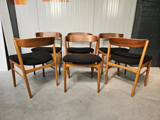 Image 1 of Sedie danesi vintage, set da 6