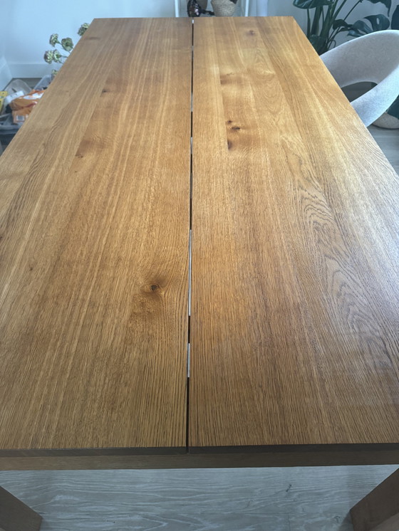 Image 1 of E15 Marlowe Oak Dining Table