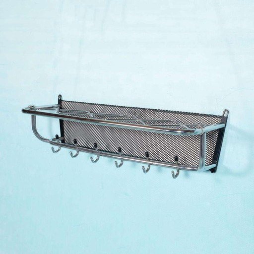 Minimalist metal 70s coat rack metal