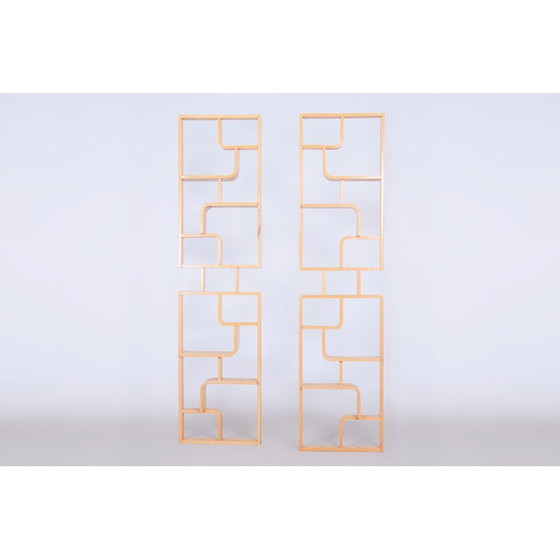 Image 1 of Pair of vintage maple dividers by Ludvik Volak for Drevopodnik Holesov, Czechoslovakia 1960