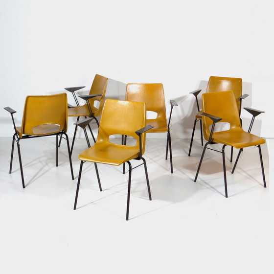 Image 1 of 6 sedie vintage Ahrend de Cirkel