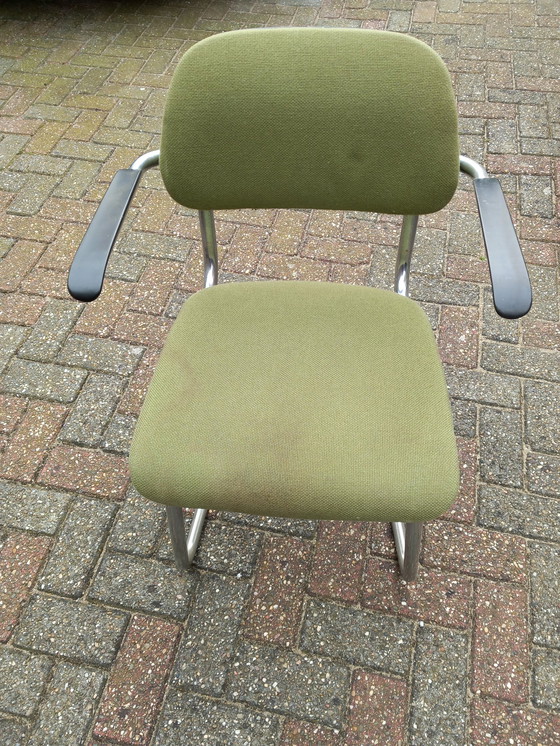 Image 1 of 8x Jami Cantilever Chairs Swordfish Model