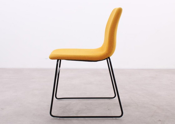 Image 1 of 4x NaughtOne Viv chair jaune/rouge